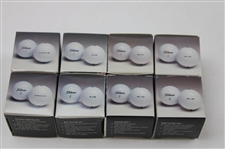 1990 Titleist Golf Ball Promotions Display w/ Eight (8) Unused Golf Balls