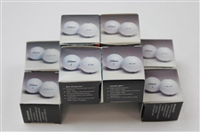 1990 Titleist Golf Ball Promotions Display w/ Eight (8) Unused Golf Balls