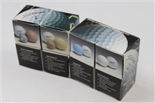 1990 Titleist Golf Ball Promotions Display w/ Eight (8) Unused Golf Balls