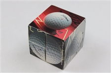 1990 Titleist Golf Ball Promotions Display w/ Eight (8) Unused Golf Balls