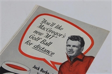 1953 Advertisement For Mt Golf Balls With Sleeve Of 3 Balls