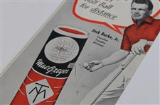1953 Advertisement For Mt Golf Balls With Sleeve Of 3 Balls
