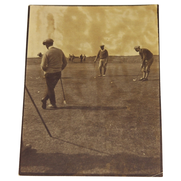 1921 Walter Hagen & Fred McLeod Open at St Andrews Original Photo