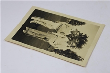 Walter Hagen Signed Sepia Photo with Joe Kirkwood JSA ALOA