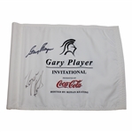 Gary Player & Ronan Keating Signed Gary Player Invitational Course Flag JSA ALOA