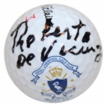 Roberto Di Vicenzo Signed Titleist Hoylake Royal Liverpool GC Logo Golf Ball JSA ALOA