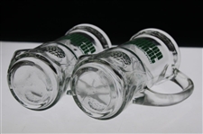 Pair of Classic 'The Green Jacket Restaurant - Home of the Masters' Golf Bag Drinking Glasses