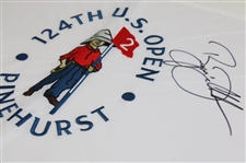 Bryson Dechambeau Signed 2024 US Open at Pinehurst No. 2 Flag JSA ALOA
