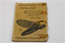 1925 Spaldings Athletic Library No. 3x Golf Guide Playing Rules of The USGA Edited by Grantland Rice