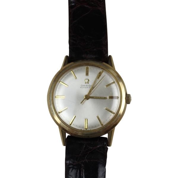 Omega 10k GF Automatic GolfCraft 10 Years Loyal Service Gifted Watch to Joe Kirkwood