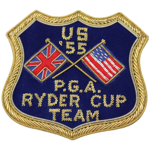 1955 Ryder Cup at Thunderbird Commemorative Team Bullion Coat Crest