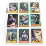 Crenshaw, Floyd, Weiskopf & Six (6) Signed Donruss & Pro Set Golf Cards JSA ALOA