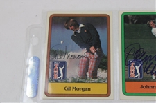 Crenshaw, Floyd, Weiskopf & Six (6) Signed Donruss & Pro Set Golf Cards JSA ALOA