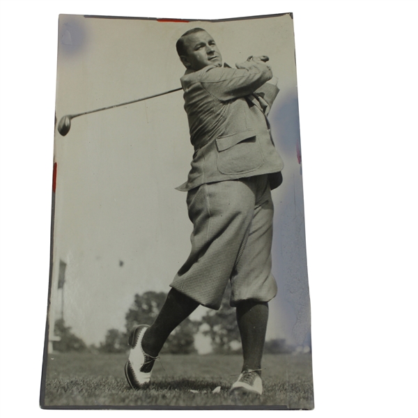 1933 US Open at North Shore Gene Sarazen Wire Photo