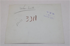 1937 Horton Smith Black And White Original Photo