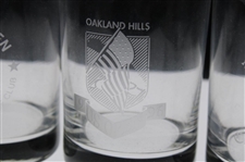 1994-97 US Open Unused Cocktail Glasses (4) w/Box
