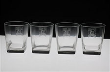 2007 US Open at Oakmont Country Club Cocktail Glasses (4) W/Box