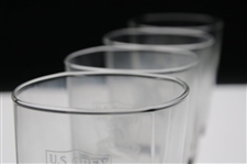 2007 US Open at Oakmont Country Club Cocktail Glasses (4) W/Box