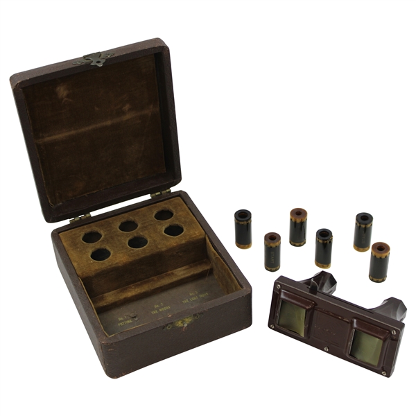 Bobby Jones Tru-Vue Golf Series with Viewer & Kodak Film in Box - Rock Island, Il.