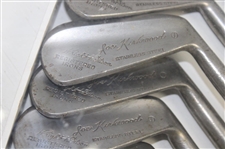1930 Wright & Diston Joe Kirkwood Stainless Steel Registered Irons in Display