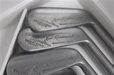 1930 Wright & Diston Joe Kirkwood Stainless Steel Registered Irons in Display