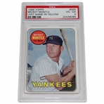 1969 Topps #500 Mickey Mantle Last Name In Yellow Card PSA VG-EX 4 #22436095