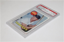 1969 Topps #500 Mickey Mantle Last Name In Yellow Card PSA VG-EX 4 #22436095