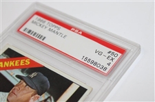 1966 Topps #50 Mickey Mantle Card PSA VG-EX 4 #15598038