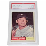 1961 Topps #300 Mickey Mantle Card PSA VG-EX 4 #02123630