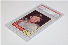 1961 Topps #300 Mickey Mantle Card PSA VG-EX 4 #02123630