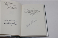 Harvey Penick, Ben Crenshaw & Bud Shrake Signed 'And if you…Friend' Green Book JSA ALOA