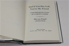 Harvey Penick, Ben Crenshaw & Bud Shrake Signed 'And if you…Friend' Green Book JSA ALOA