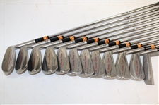 Jack Nicklaus 1986 MacGregor Ltd Ed Proof 25th Anniversary Iron & Woods Set #55/150P - Mint Condition