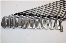 Jack Nicklaus 1981 MacGregor Ltd Ed Iron & Woods Set 1-5 #467 on Display - Mint Condition