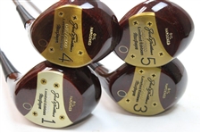 Jack Nicklaus 1981 MacGregor Ltd Ed Iron & Woods Set 1-5 #467 on Display - Mint Condition