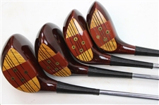 Jack Nicklaus 1981 MacGregor Ltd Ed Iron & Woods Set 1-5 #467 on Display - Mint Condition