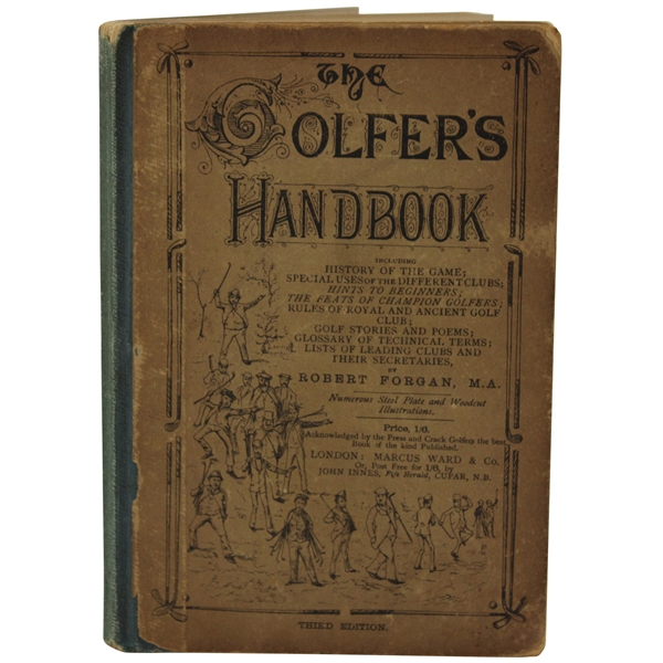 1887 The Golfers Handbook 3rd Edition Book by Robert Forgan