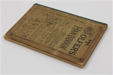 1887 'The Golfers Handbook' 3rd Edition Book by Robert Forgan