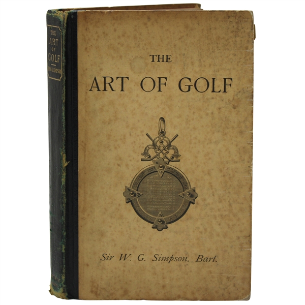 1887 The Art Of Golf Book by W. G. Simpson