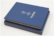 1989 'The Ryder Cup The Illustrated History' Presentation Ed #47 Book Signed by Authors Hobbs & Peter Alliss