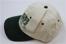 1997 CBS Sports Masters Tan w/Dk Green Embroidered Hat 