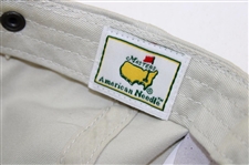 Rory, Mickelson, & Harrington Signed 2010 Masters Stone Caddy Hat JSA ALOA