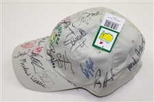 Field Multi-Signed 2013 Masters Stone Caddy Hat JSA ALOA