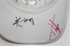 Field Multi-Signed 2013 Masters Stone Caddy Hat JSA ALOA