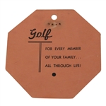 1946 Masters Tournament Sunday Final Round Ticket #3187 - Herman Keiser Winner