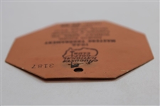1946 Masters Tournament Sunday Final Round Ticket #3187 - Herman Keiser Winner