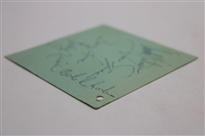 Champ Lema, Palmer, Nicklaus, Charles & Nichols Signed 1965 Buick Open Wednesday Ticket #599 JSA ALOA