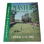 Jack Nicklaus Signed April 1965 Masters Week Magazine JSA ALOA