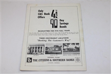 Jack Nicklaus Signed April 1965 Masters Week Magazine JSA ALOA
