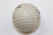 Horton Smith, Lawson Little, Jimmy Thomson, & Harry Cooper Facsimile Stamped Spalding Golf Ball